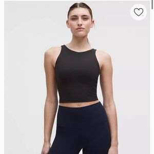 Black Lululemon Align High Neck Tank Top